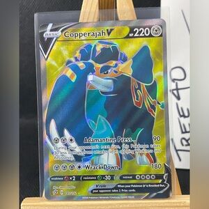 187/192 Copperajah V Pokemon TCG Rebel Clash Alt Art fresh pull trading card